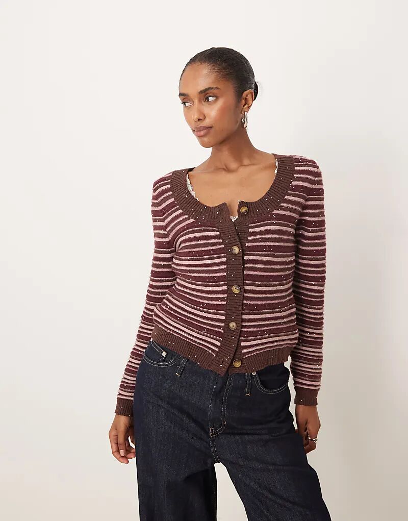 

Кардиган Motel Aniha на пуговицах в блестящую полоску