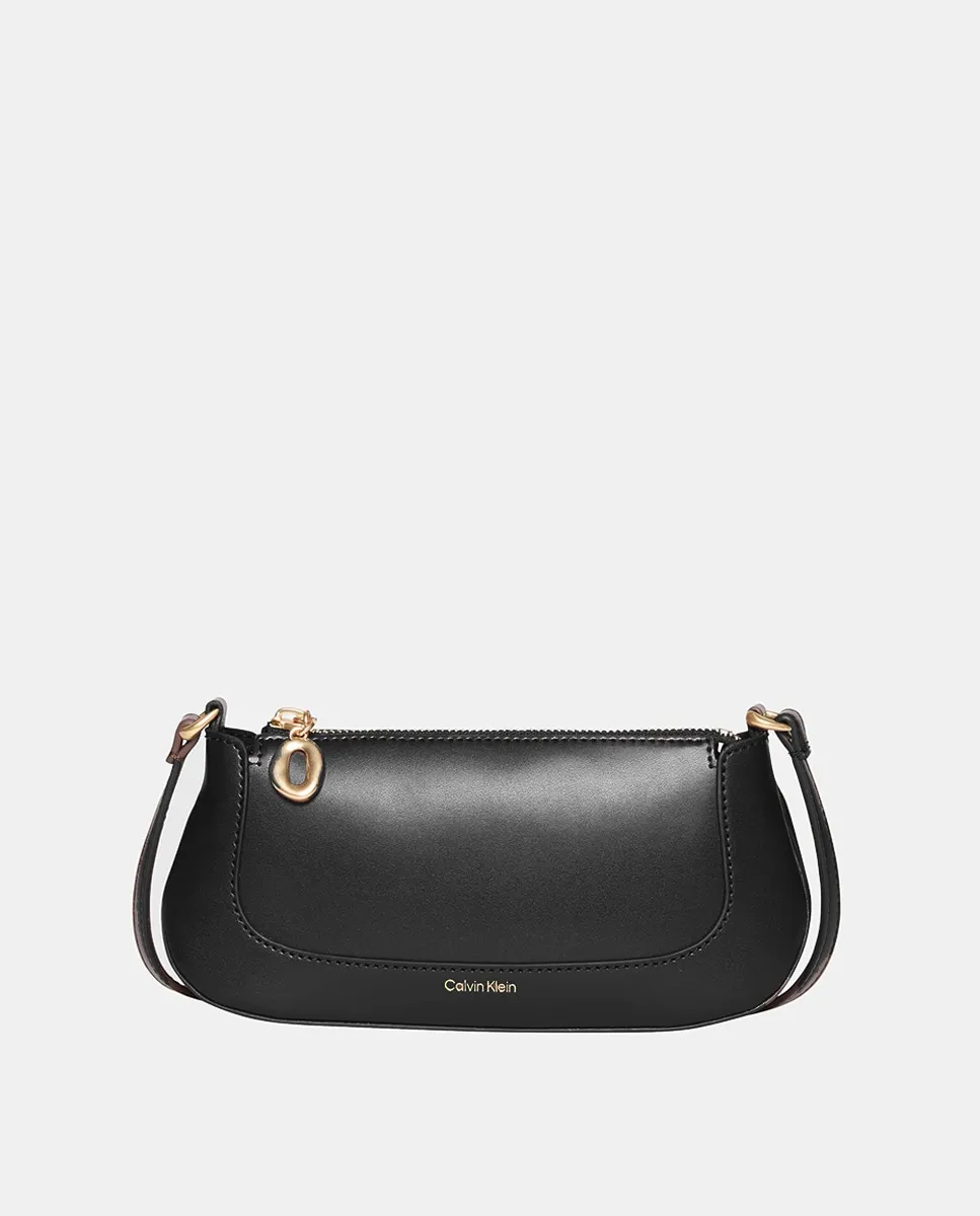 

Маленькая сумка через плечо с украшением Calvin Klein, черный