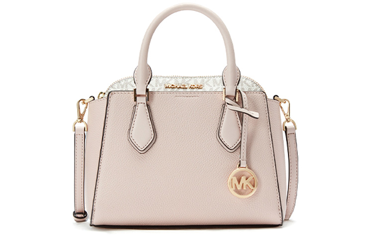 

MICHAEL KORS Женская кожаная сумка-трансформер Daria, розовая, с ручкой, Trumpets