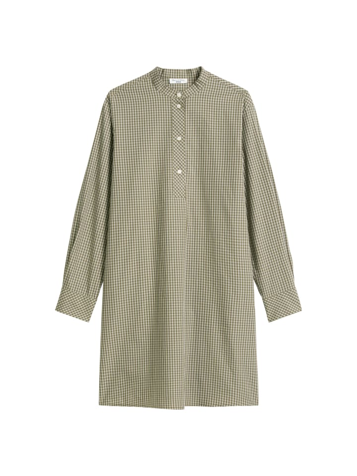 

Платье в клетку свободного кроя темно-зеленого цвета Marc O'Polo DENIM