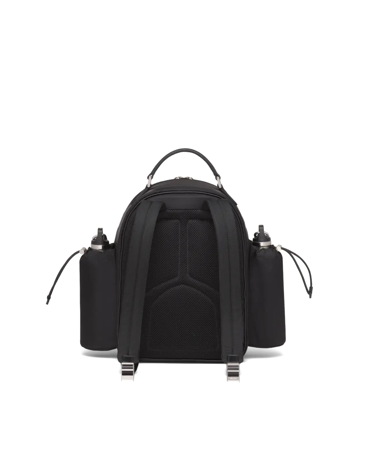 Полностью укомплектованный пикниковый рюкзак из Re-Nylon Prada, черный — фото 3