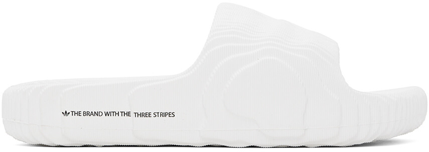 

Белые шлепанцы Adilette 22 Adidas Originals
