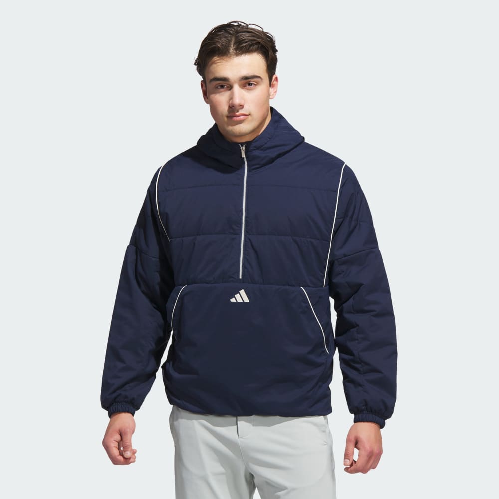 

Куртка Adidas Beyond Twistweave Half-Zip Filled Loose Jacket, цвет Collegiate Navy