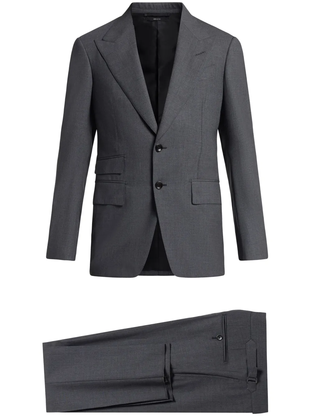 

Костюм с однобортным пиджаком TOM FORD, серый