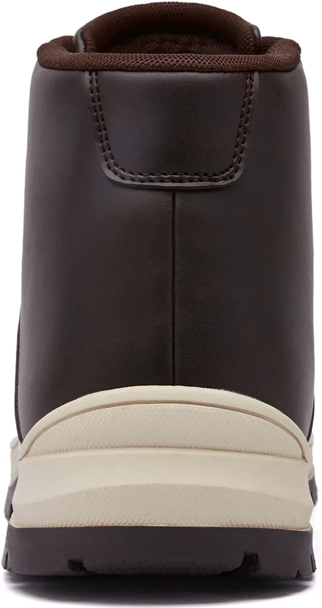 

Мужские легкие походные ботинки, водоотталкивающие, средней высоты, для работы и повседневной носки, туристические ботинки для треккинга на открытом воздухе, противоскользящие походные обувь CARENURSE, темно-коричневый