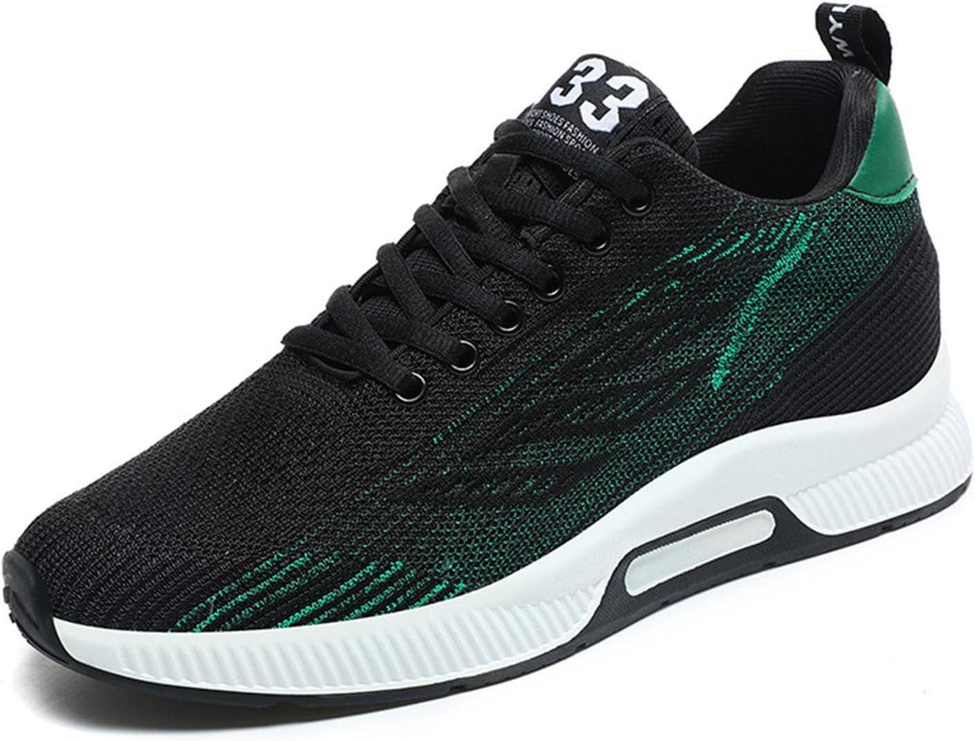 

Мужские слипоны кроссовки Нескользящие прогулочные кроссовки Легкие спортивные кроссовки Повседневные беговые обувь с увеличением роста 6/8/10 см Generic, 030-10cm