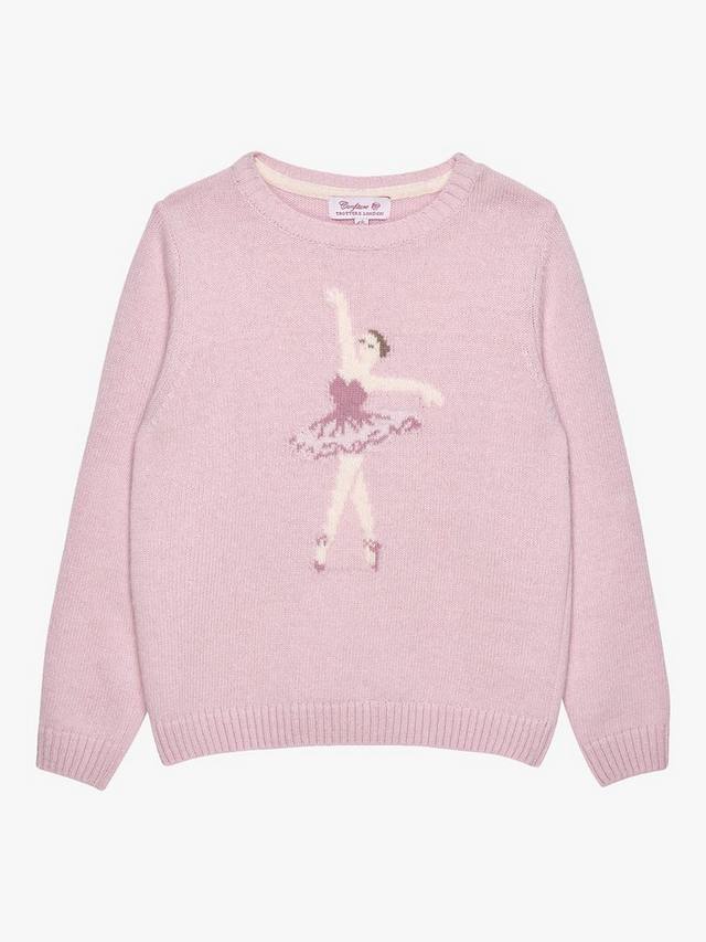 

Детский балахон Ballerina из шерстяной смеси Trotters, Pink