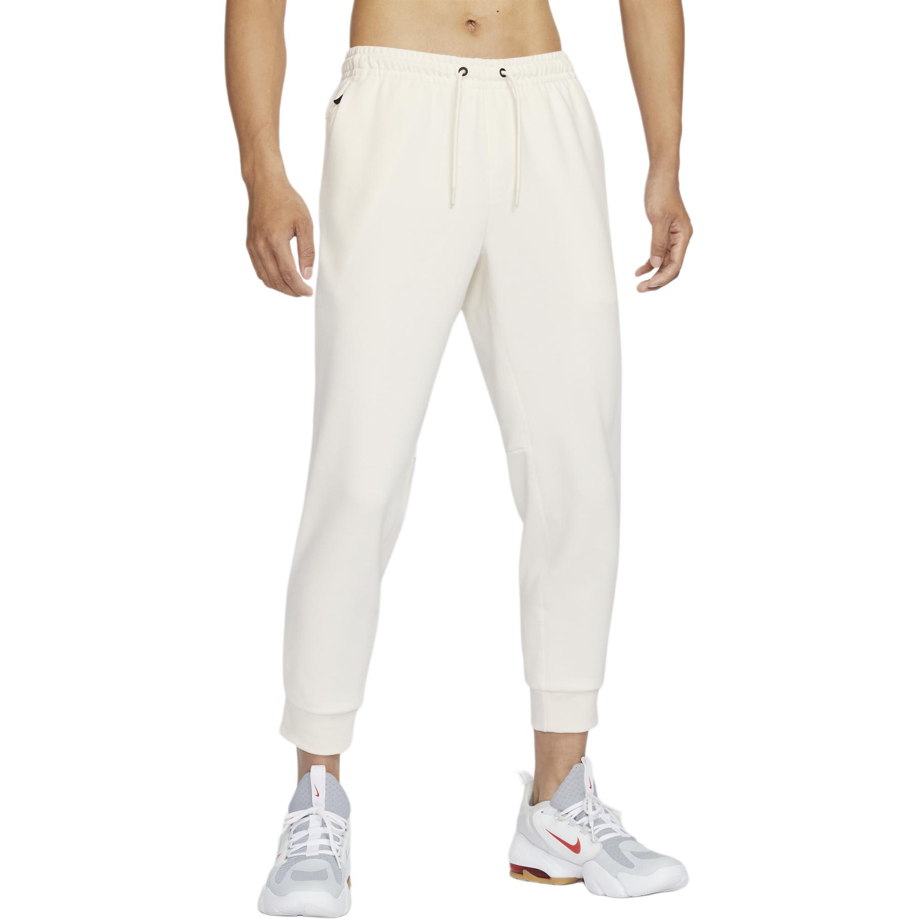 Nike PrimaryDri-Fit Casual Pants Мужские Светло-бежевые Белые — фото 4