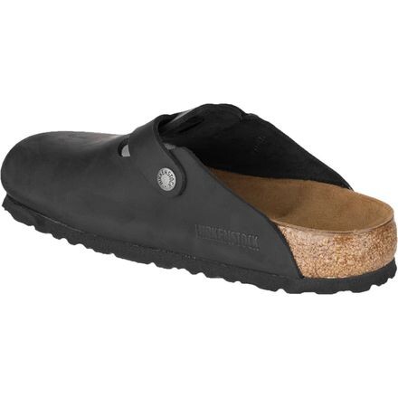 Кожаные сабо Boston мужские Birkenstock, цвет Black Oiled Leather — фото 2