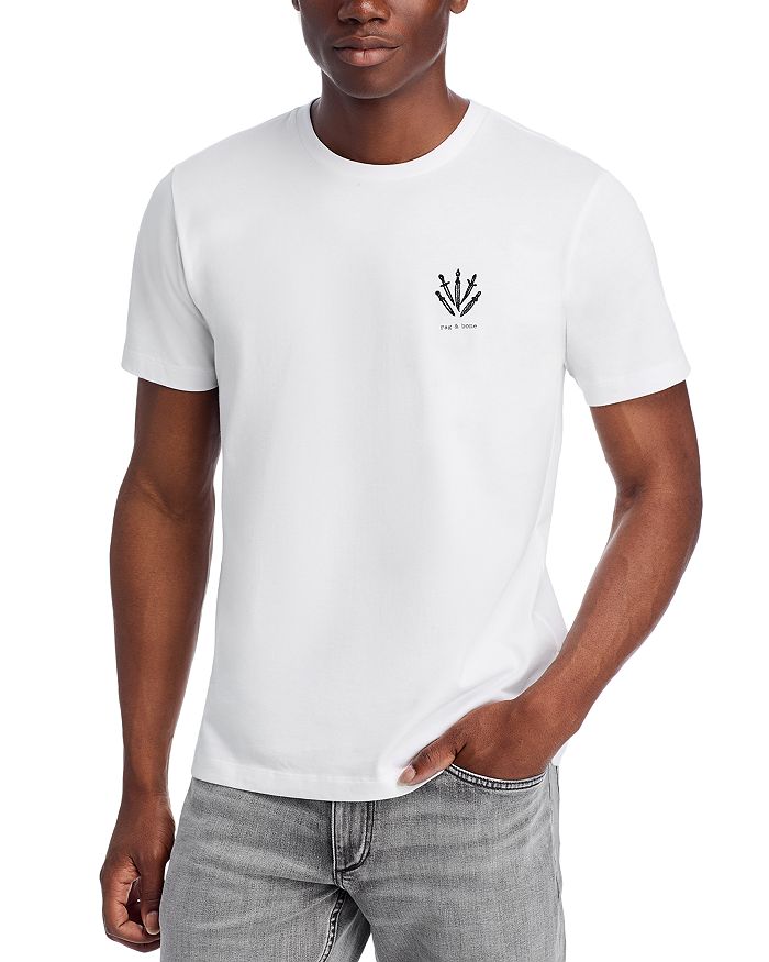 

Футболка с коротким рукавом Dagger rag & bone, белый