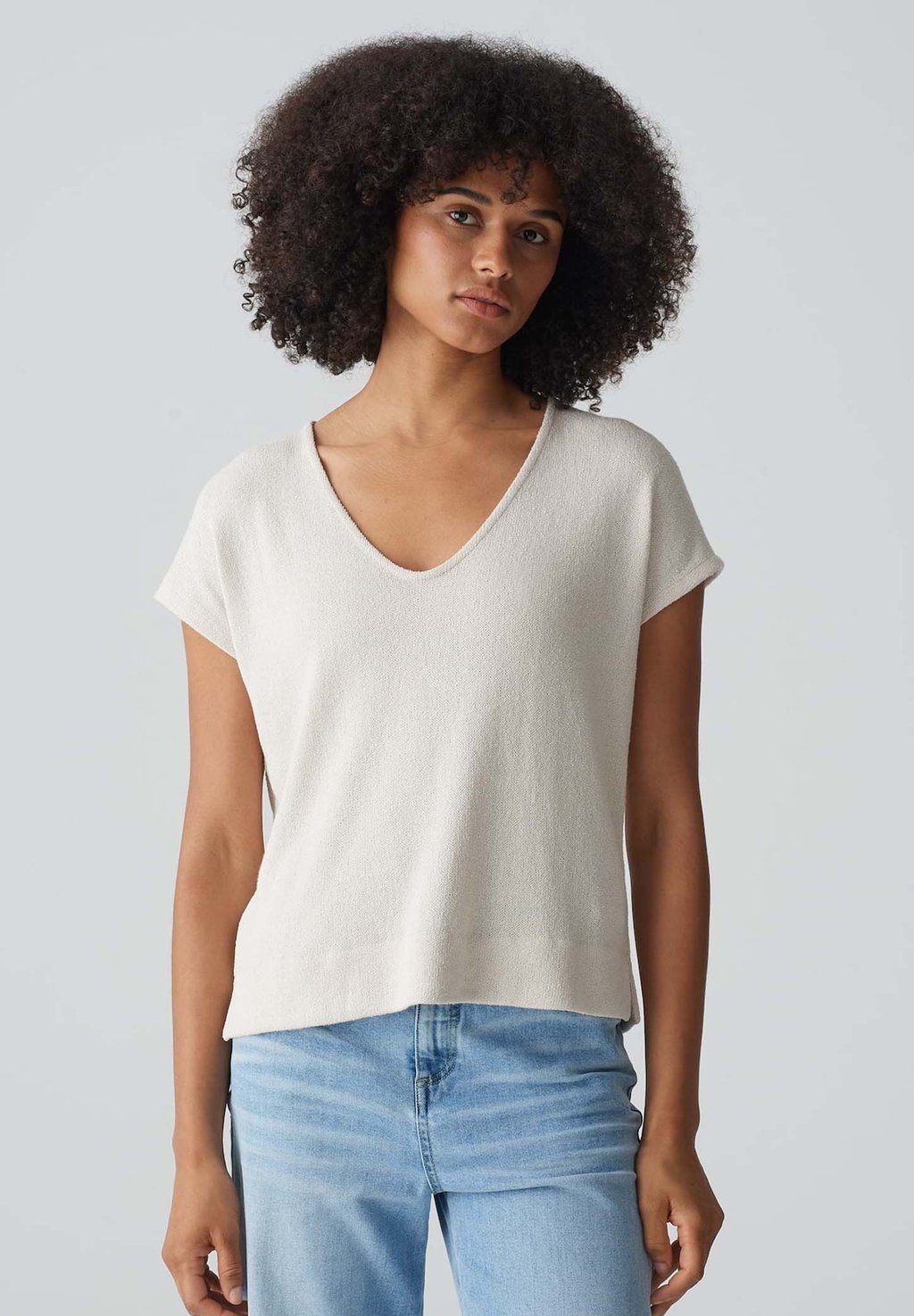 

Базовая футболка BOXY FIT OPUS, бежевый