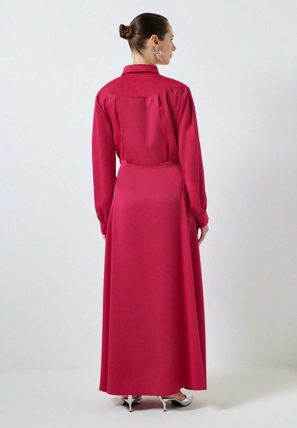 

Платье макси A LINE BUTTONED Touché Privé, розовый