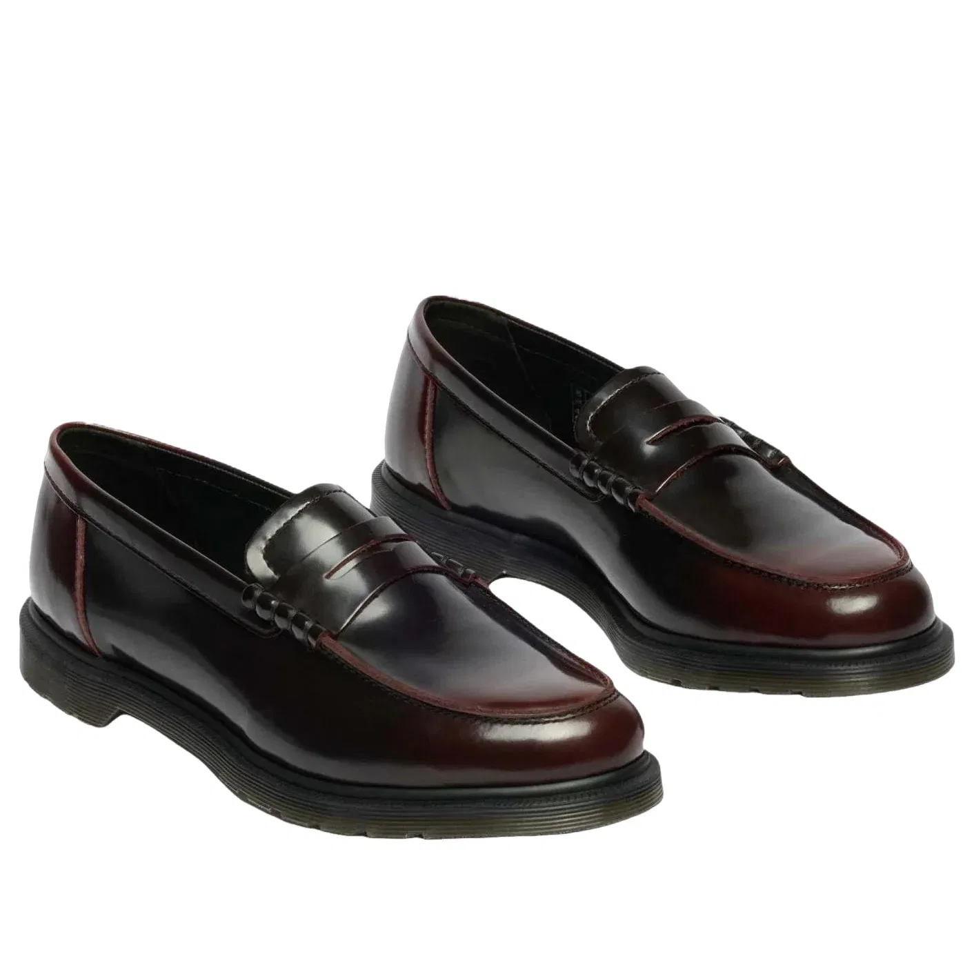 Лоферы Dr. Martens Mayfare, цвет «вишнево-красный» — фото 3