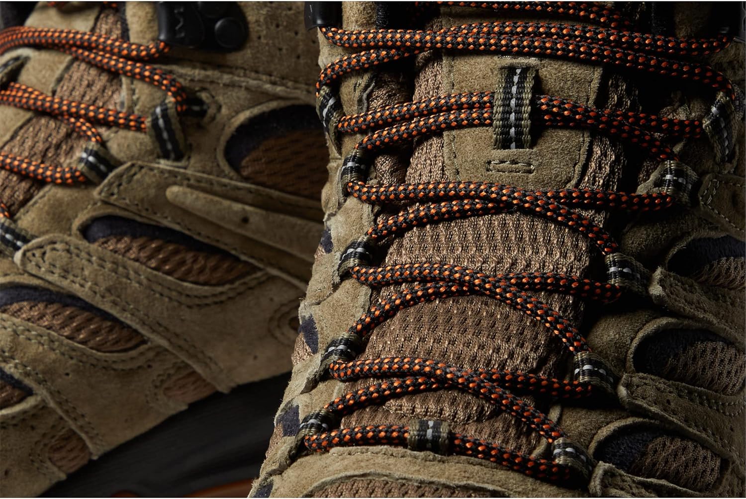 Мужские походные ботинки Merrell Moab 3 Mid водонепроницаемые, оливковый — фото 4
