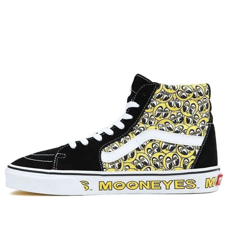 

Кеды Vans Mooneyes x SK8-HI 'Black Yellow', черный