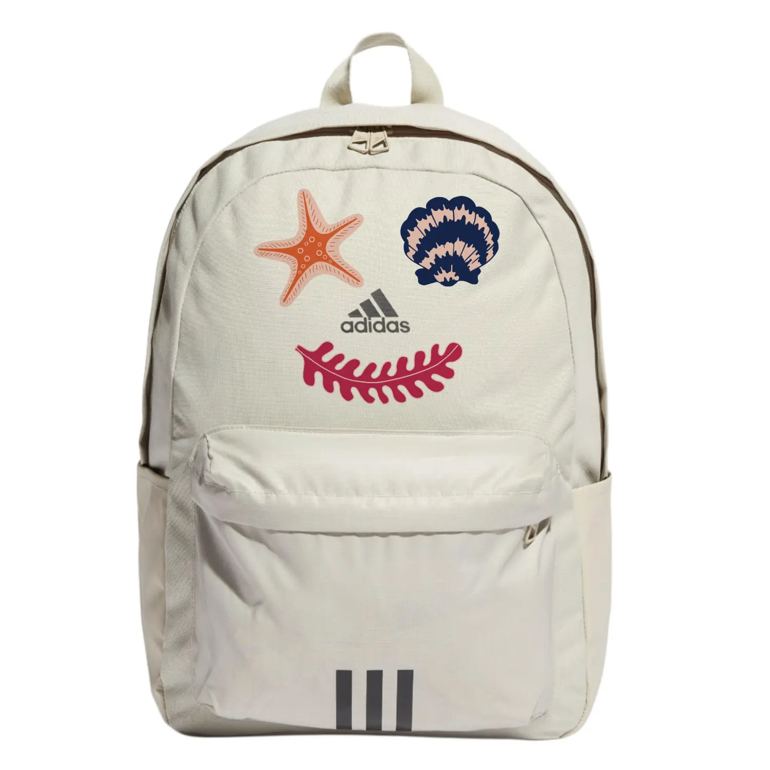 

Adidas Тканевый рюкзак унисекс светло-серый и черный, Starfish