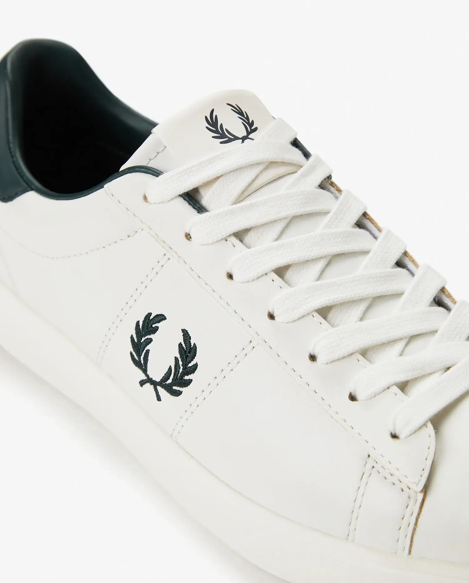 Мужские спортивные кроссовки Spencer с логотипом и шнурками Fred Perry, Porcelana — фото 3