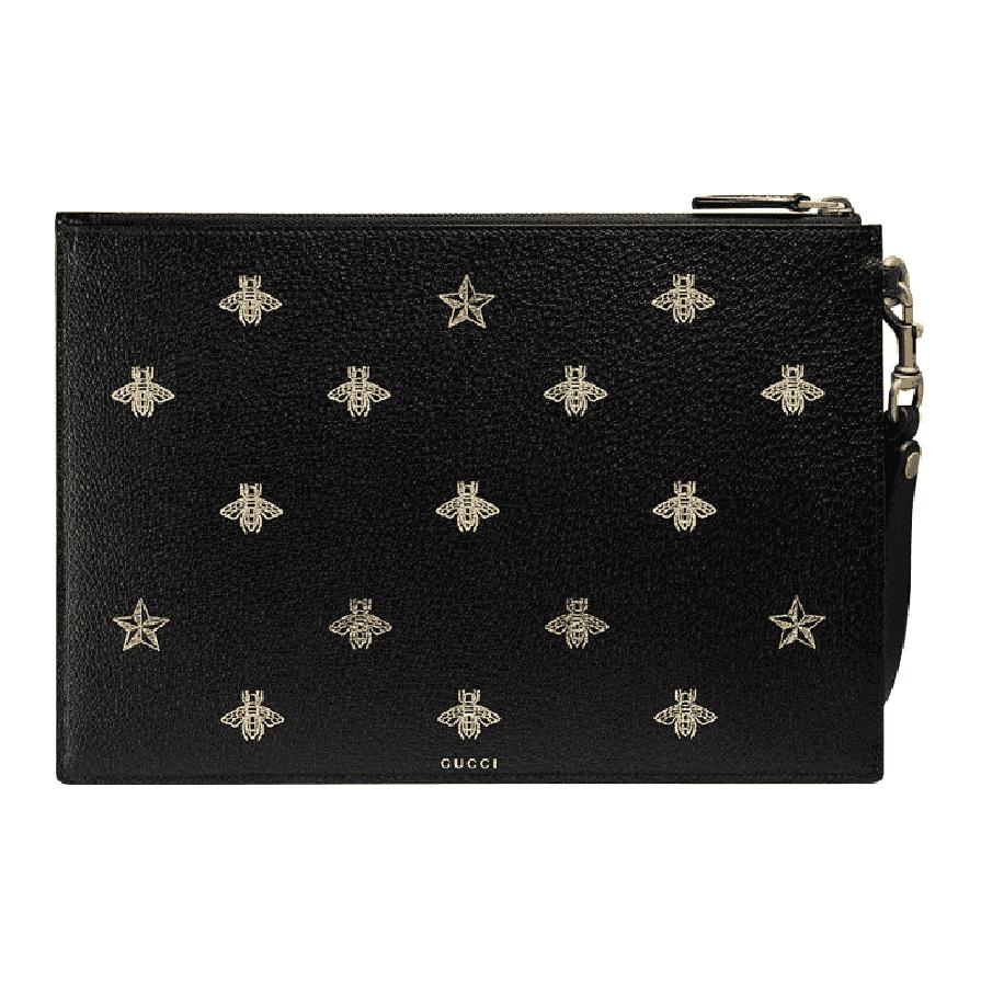 

GUCCI Кожаная клатч Regular Men's Black