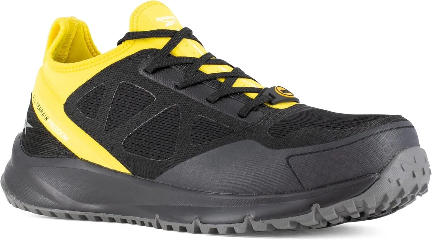 Мужские защитные кроссовки Reebok Safety for All Terrain для обеспечения безопасности, черный