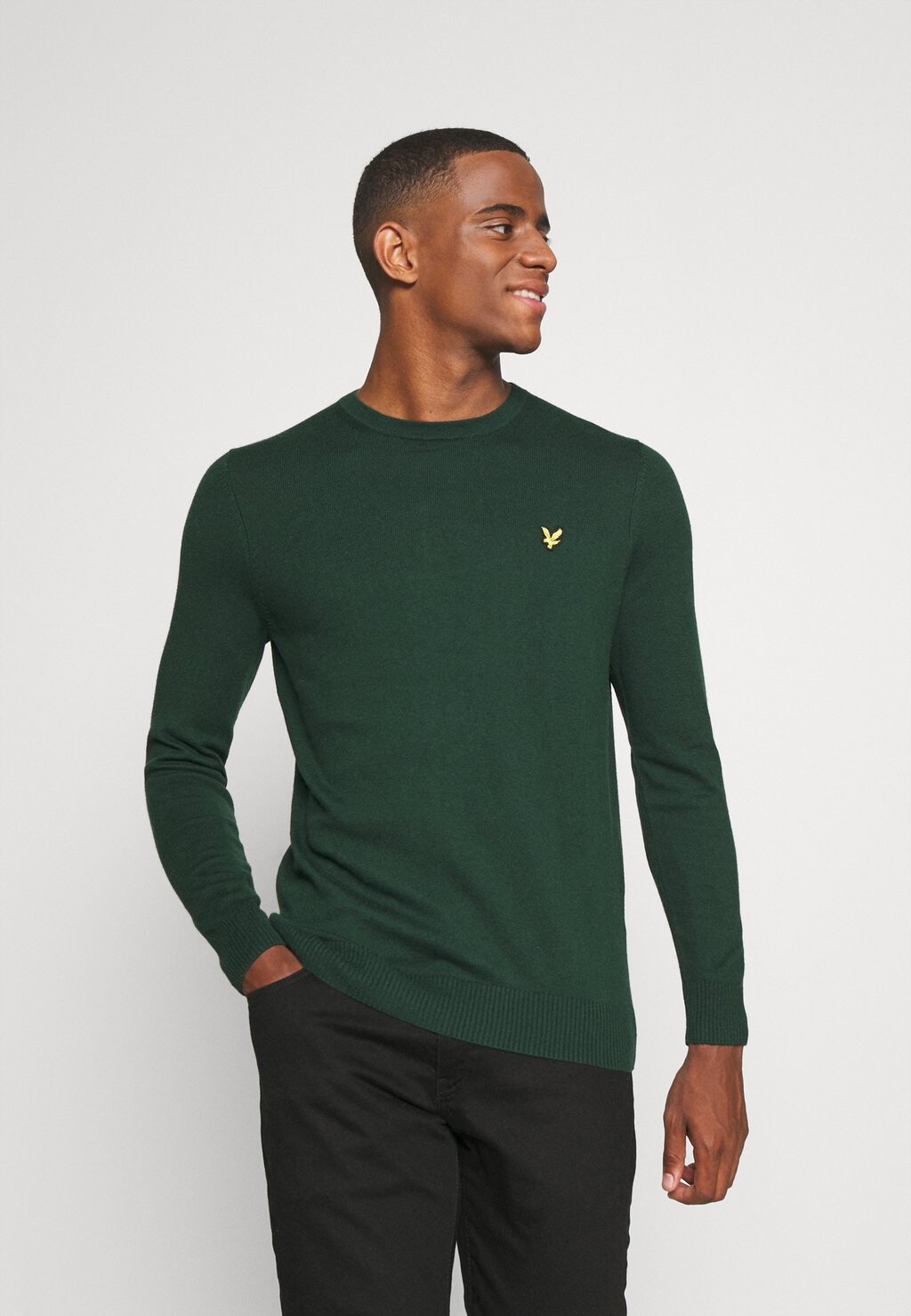 

Свитер CREW NECK Lyle & Scott, темно-зеленый