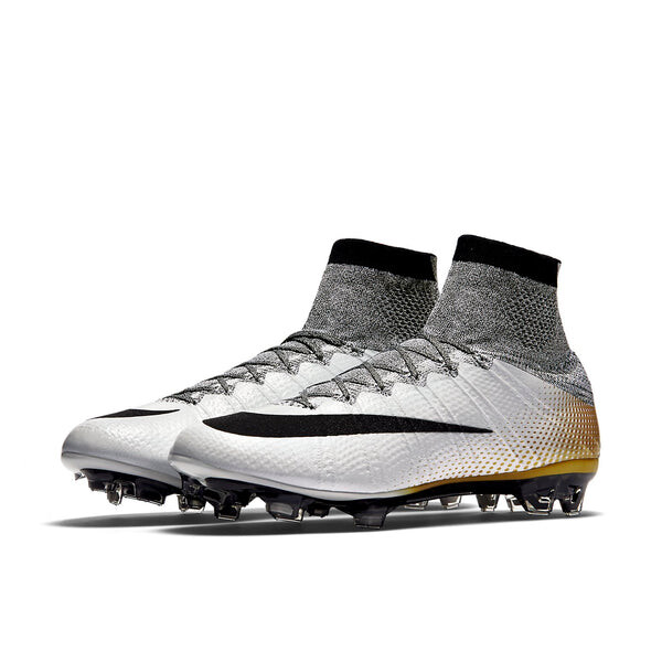 Кроссовки cr7 x mercurial superfly se fg '324k gold' Nike, белый — фото 4