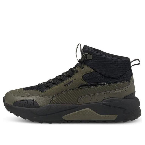 

Кроссовки x-ray 2 square mid wtr running shoes green/black Puma, зеленый