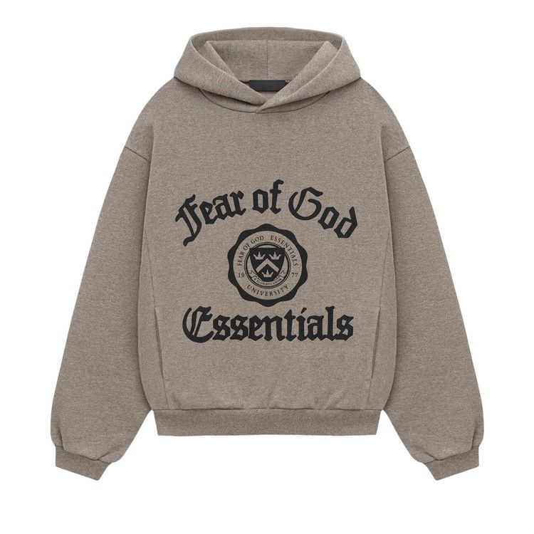 

Худи Fear of God Essentials Kids Heavy Fleece Vintage Shrunken Hoodie, Heather Grey