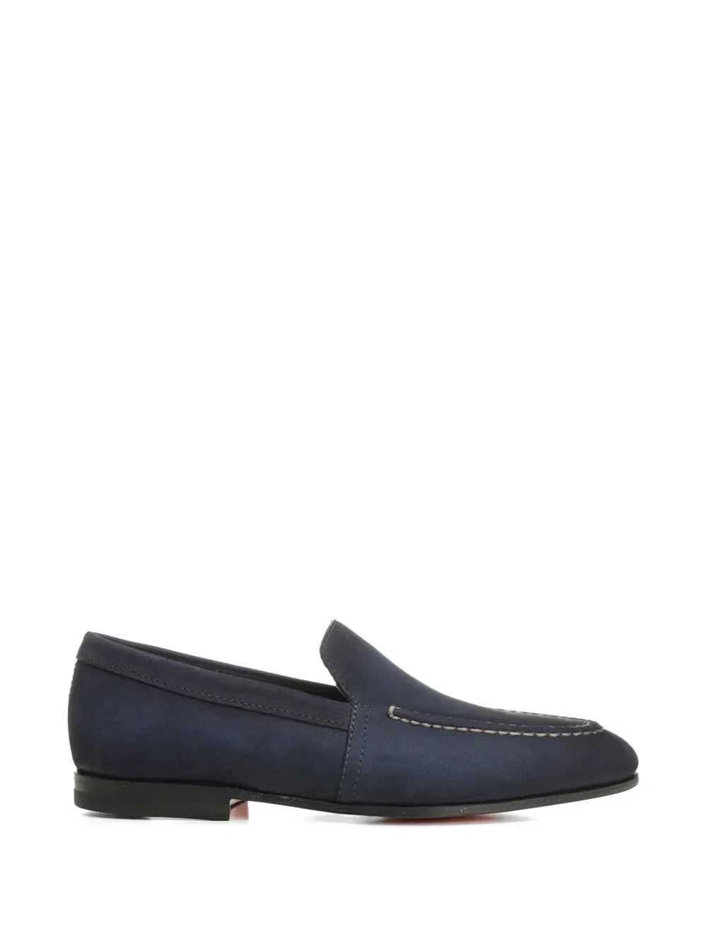 Замшевые лоферы Malibu Santoni, синий