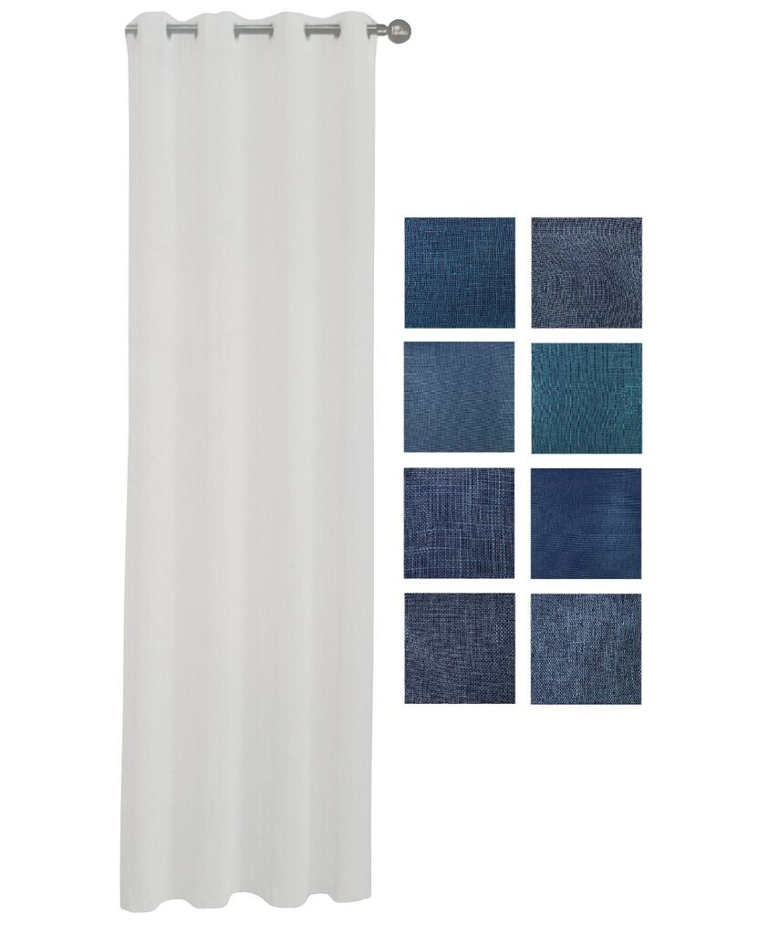 

Шторы с люверсами 140 x 240/250 см 100% полиэстер (синий 8) Provance