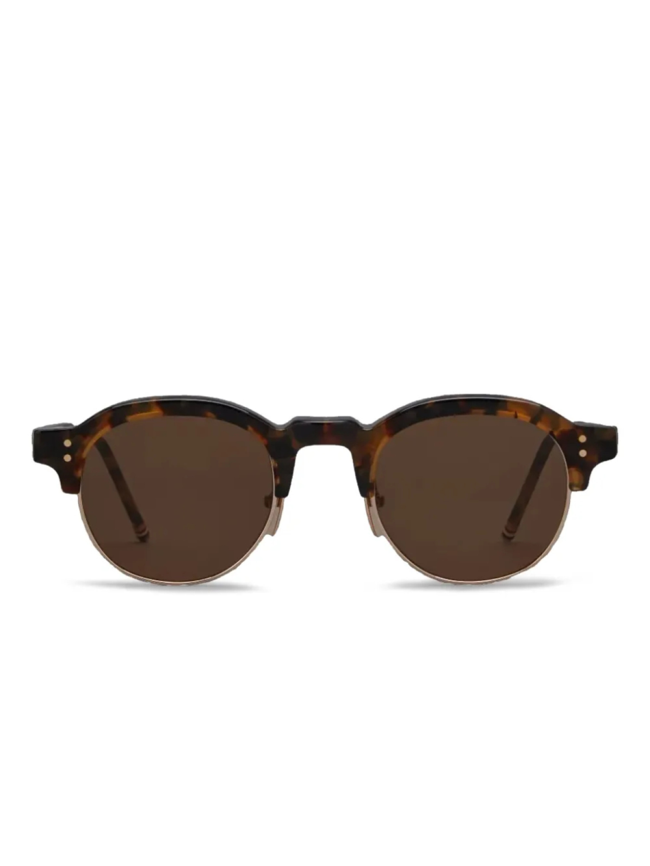 

Круглые солнцезащитные очки Thom Browne Eyewear, коричневый
