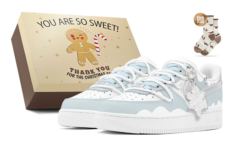 

Мужские кроссовки для скейтбординга Nike Air Force 1, Light Blue