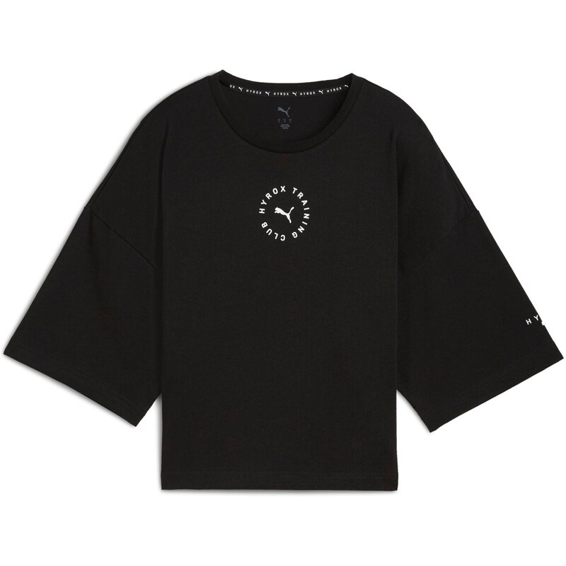 

Футболка wx hyrox укороченная в стиле лайфстайл Puma, черный