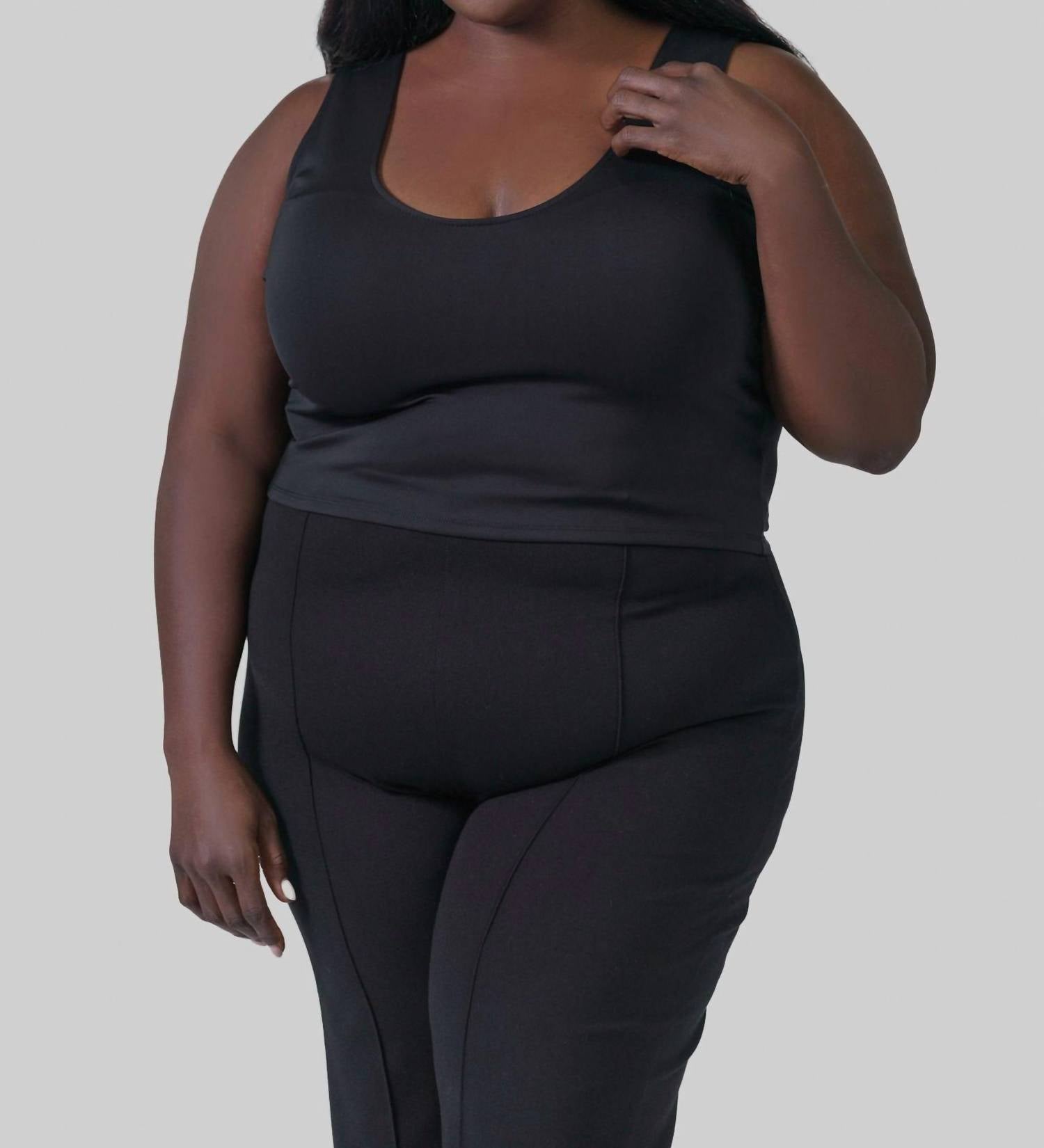 

Майка Scuba Scoop Tank In Black GOOD AMERICAN