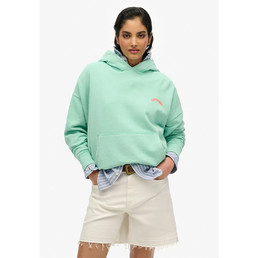 

Худи Superdry Essential Logo Gd, зеленый