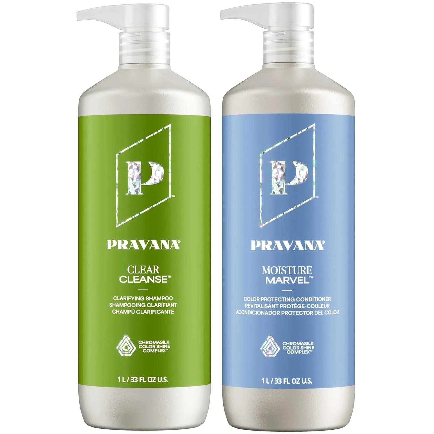 Pravana Clear Cleanse Mineral Diminishing шампунь для осветления окрашенных волос, удаляет отложения жесткой воды, увлажняет, придает объем и энергию, устраняет изменение цвета, vegan