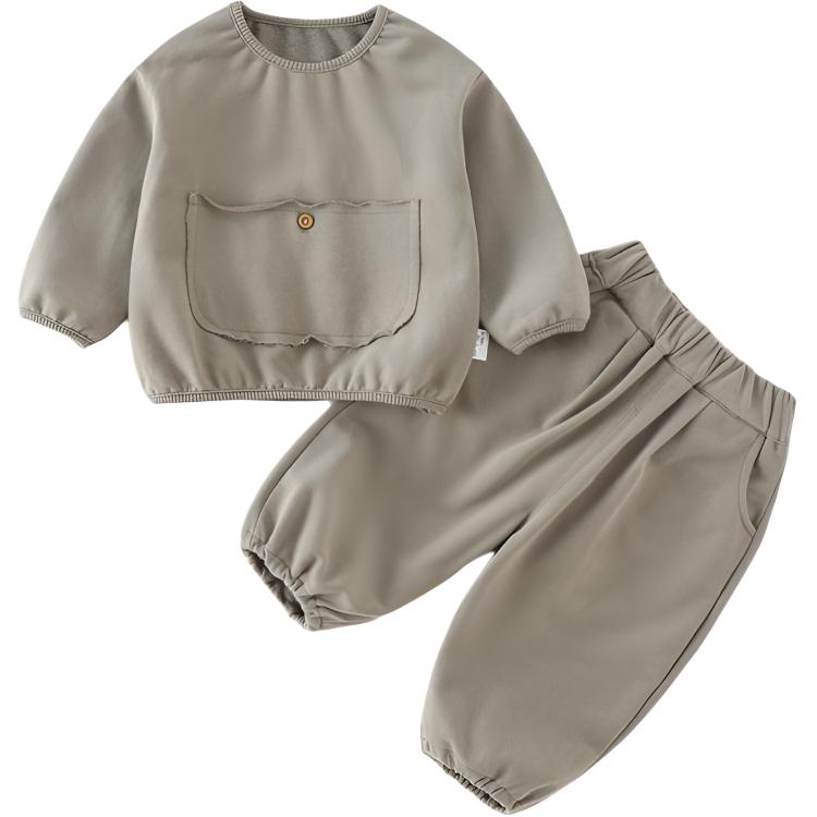 

Детская повседневная спортивная одежда с круглым вырезом и коротким рукавом PROTECTCAMEL, зеленый