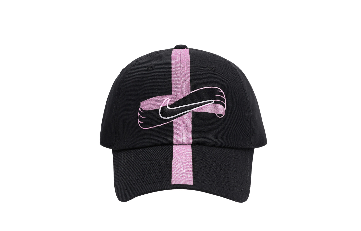 

Nike Полиэстер бейсболка Unisex черная розовая, Розовый, Nike Полиэстер бейсболка Unisex черная розовая