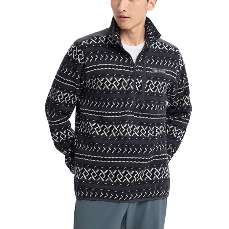 

Флисовая одежда FW25 для мужчин Columbia, 012 shark черный (print)