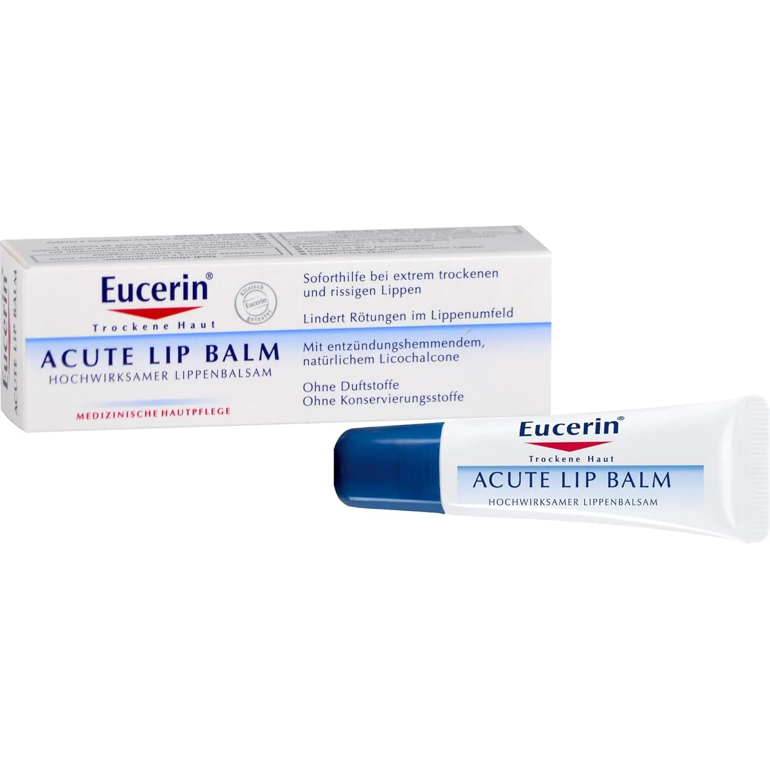 Интенсивный успокаивающий бальзам для губ «UreaRepair Acute» от Eucerin (10 мл) Eucerin — фото 2