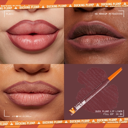 Карандаш для губ с эффектом увеличения NYX Professional Makeup Duck Plump Liner, Fill Em' In 0,33 g — фото 3