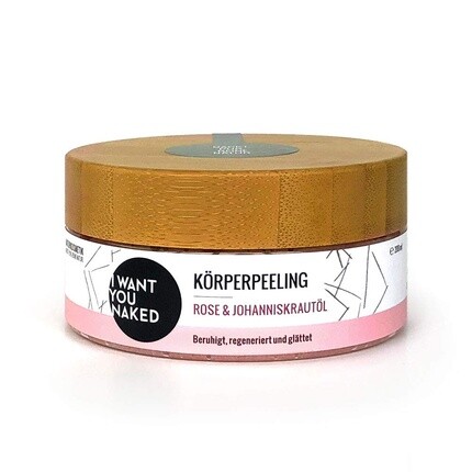 

Balance Scrub Скраб для тела с маслом розы и зверобоя — чувственный и успокаивающий для гладкой и ровной кожи, I Want You Naked