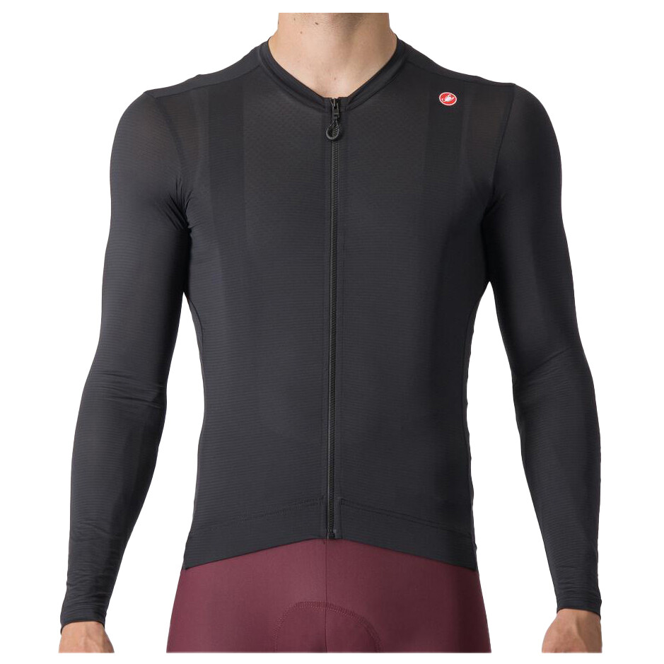 

Велосипедный трикотаж Castelli Espresso L/S Jersey, цвет Light Black/Dark Gray