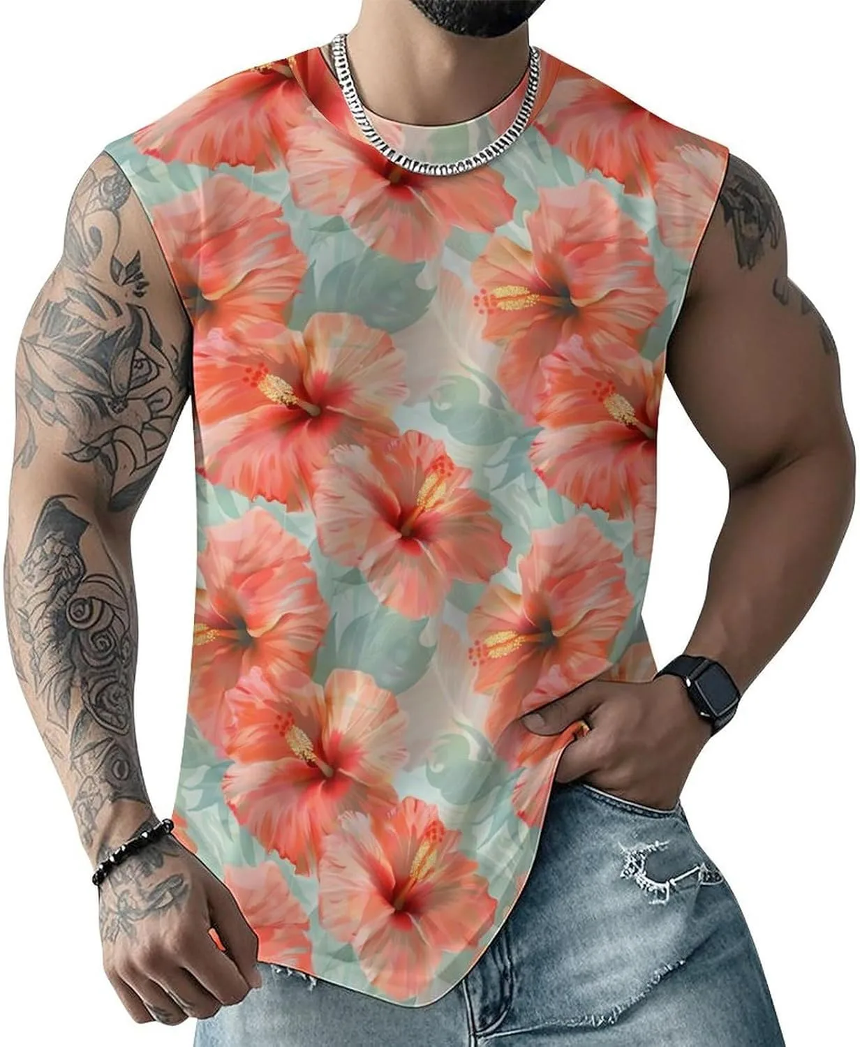 

Мужская майка без рукавов для тренировок BarbedRose