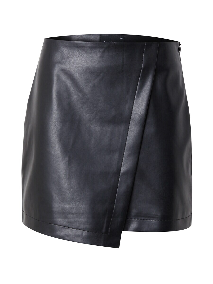 

Кожаная юбка Gina Tricot Skirt, черный