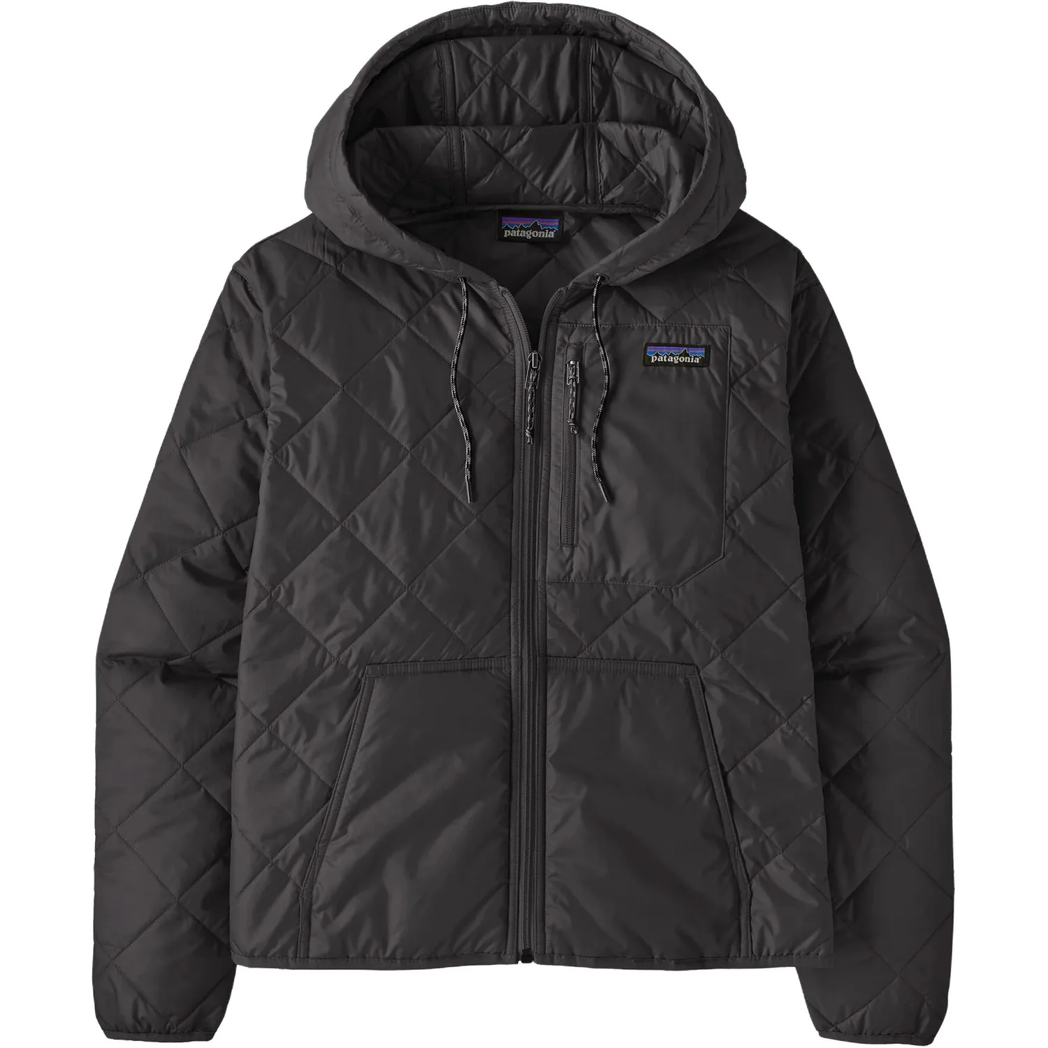 Куртка-пуховик с ромбовидной стежкой для женщин Patagonia, черный/blk