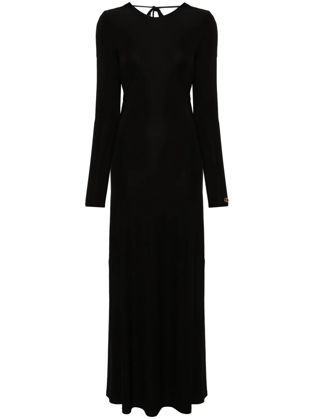 

Платье с логотипом TWINSET, черный