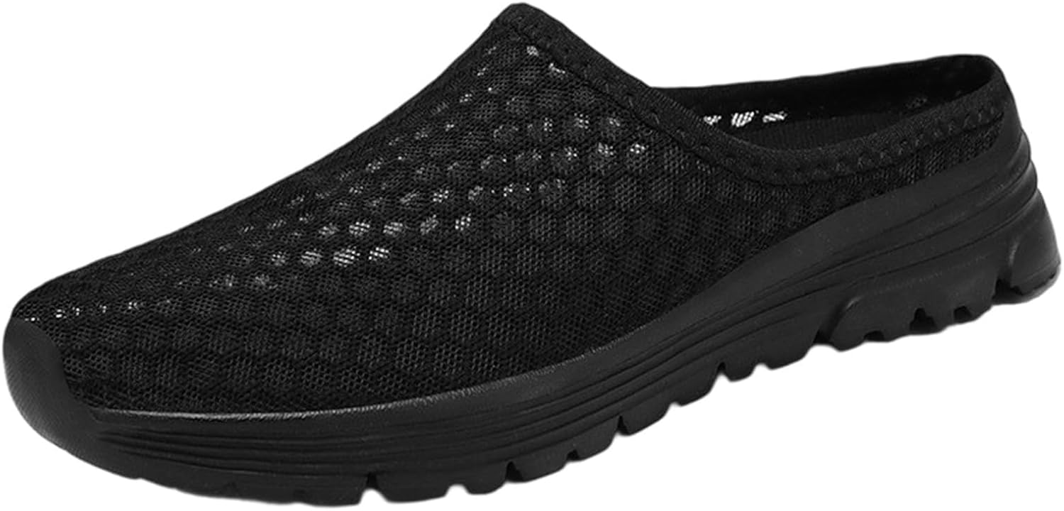 

Ортопедические мюли и сабо для женщин и мужчин, садовые сабо с поддержкой свода стопы, чтобы снизить давление на спину и колени, легкие дышащие шлепанцы на пляж, для прогулок и улицы Generic, черный