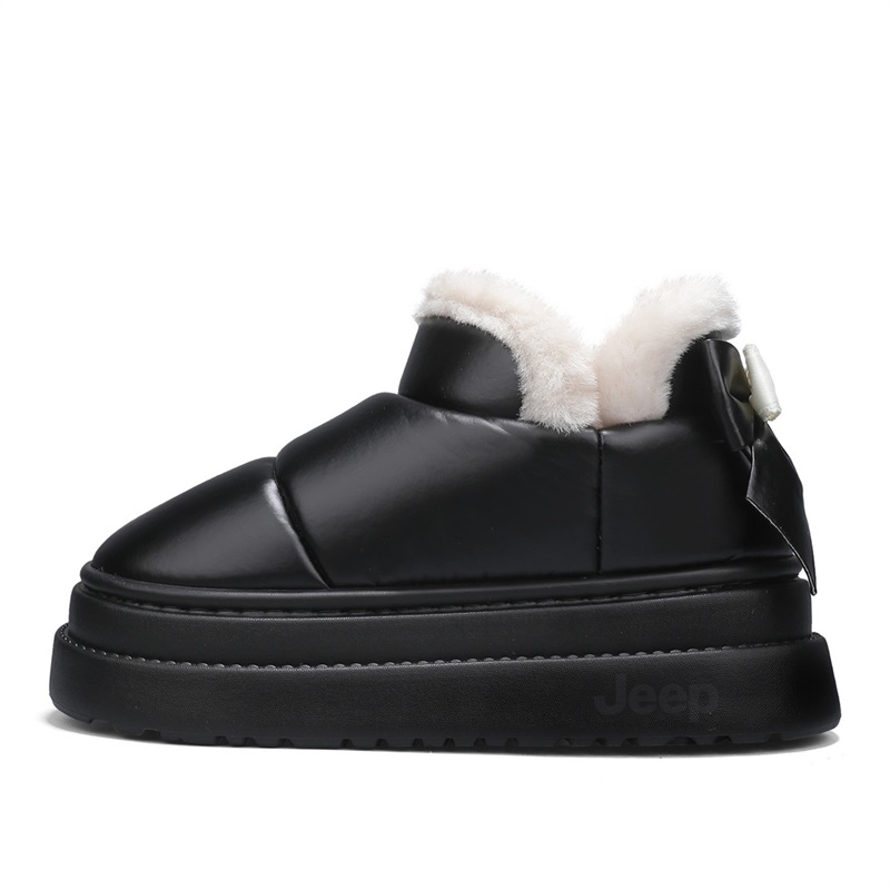 

Термо PU водонепроницаемые короткие снегоступы Unisex Jeep, черный