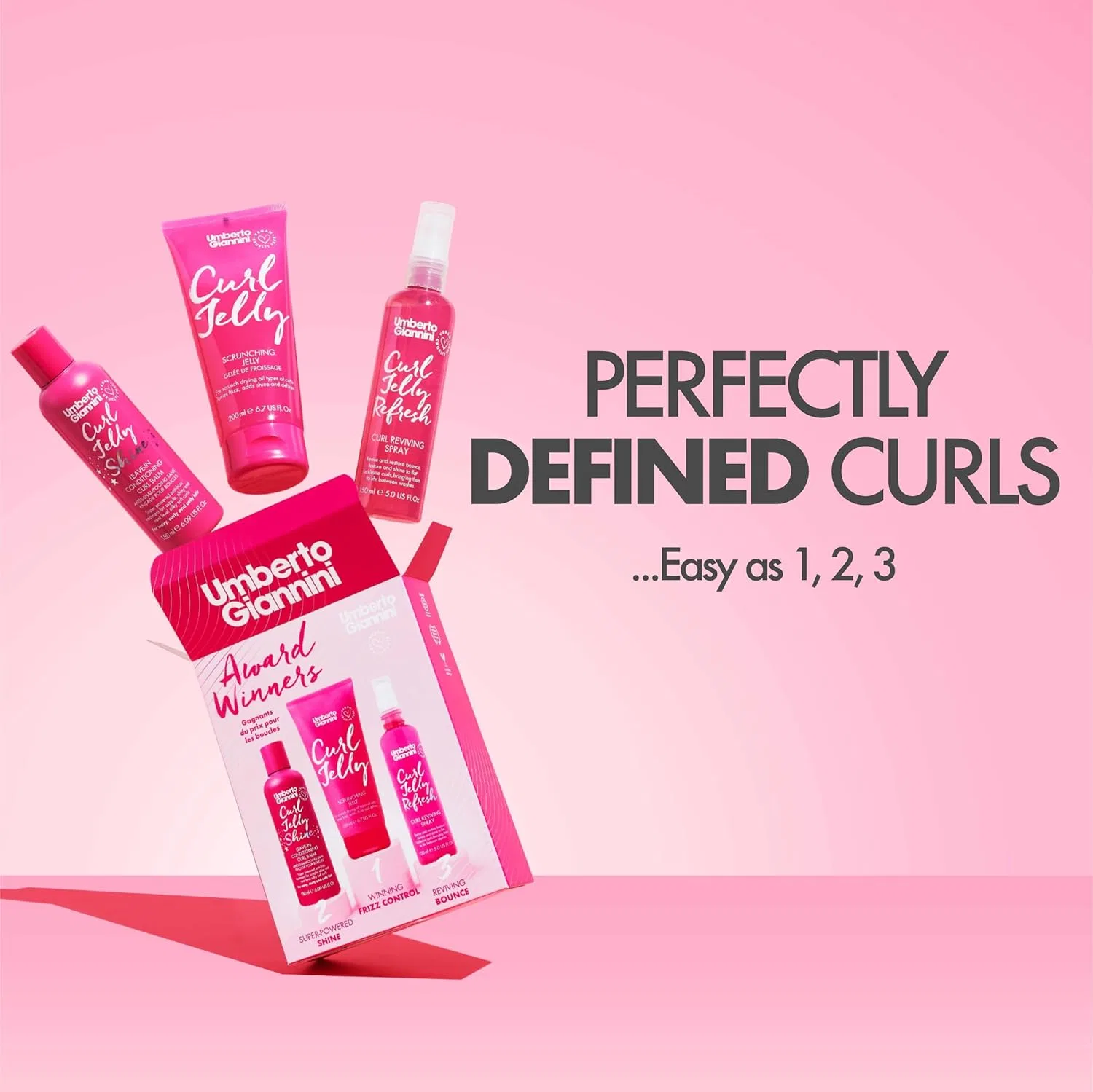 Набор для укладки вьющихся волос Umberto Giannini Award Winners: Curl Styling, 3 предмета Umberto Giannini — фото 2