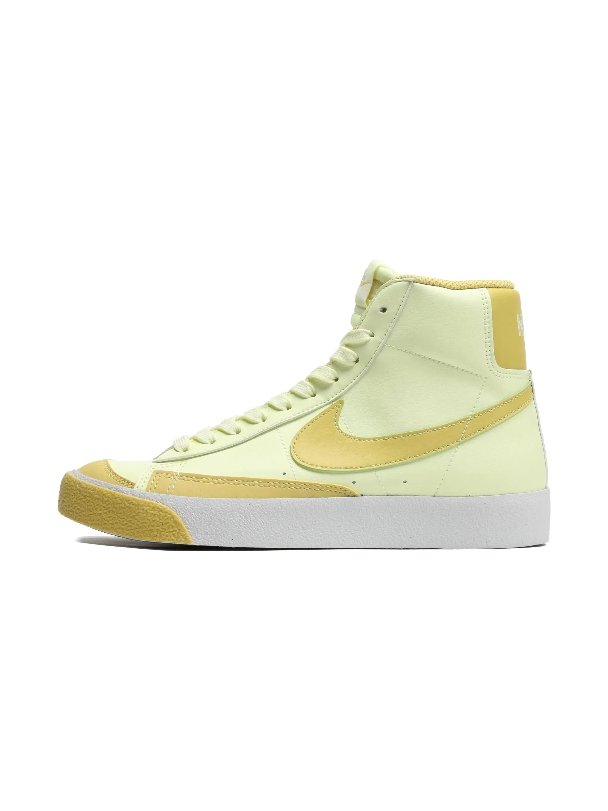 

Кроссовки Blazer Mid 77 SE Citron Tint Nike Kids, желтый